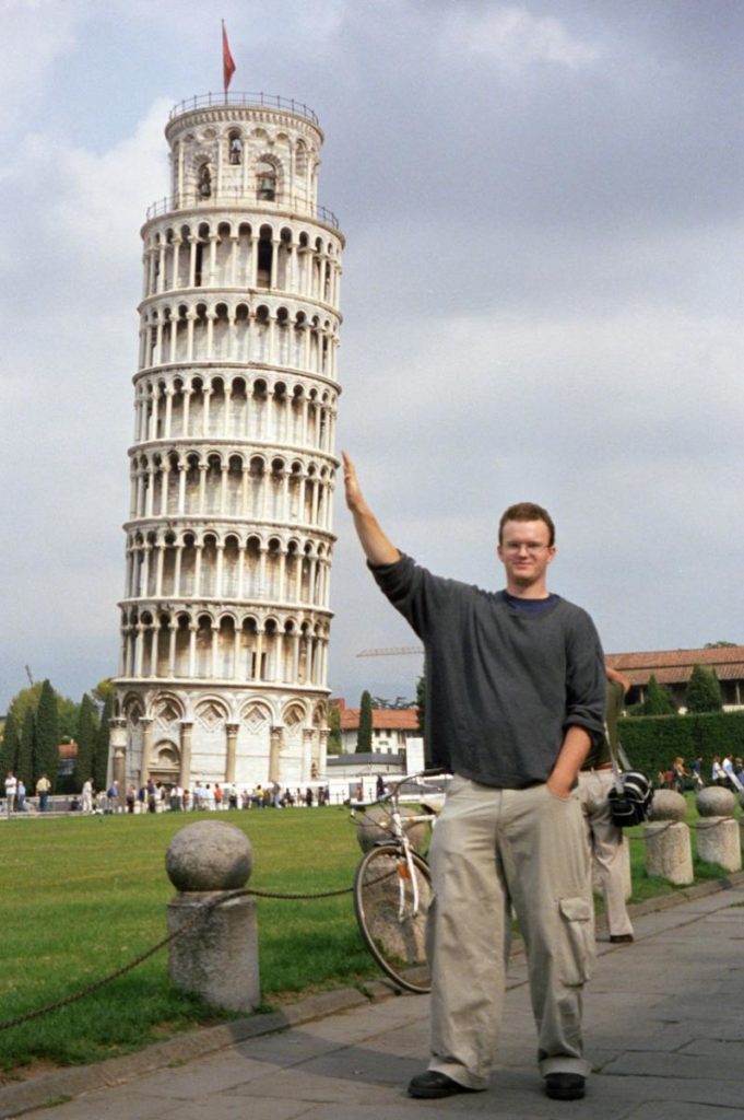 James in Pisa
