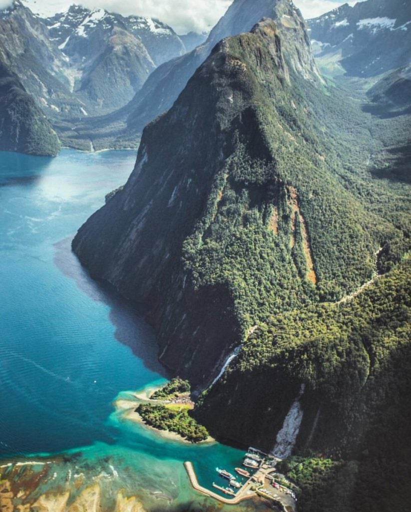 fjord in New Zealand