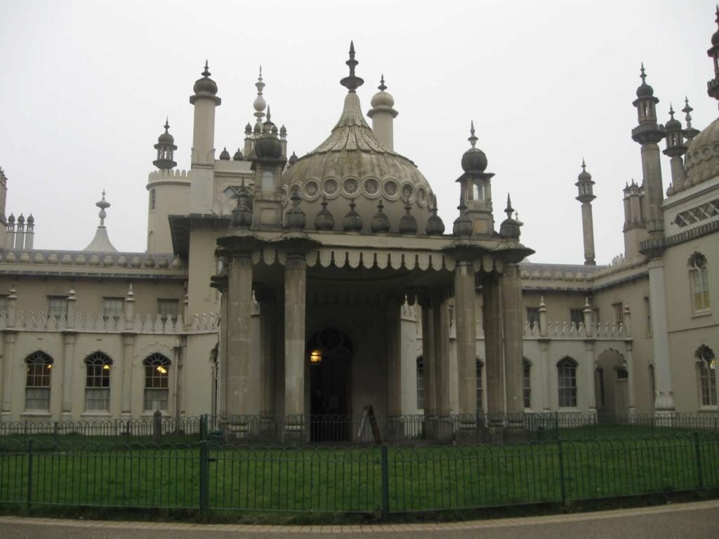 The Royal Pavilion building in Brighton, UK. 